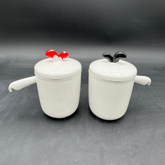 Vintage Zakka Creative Ceramic Couple Coffee Covered Milk Mug Set - Picture 2 of 8